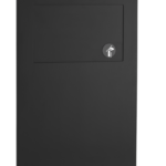 Bobrick B-35303.MBLK Recessed Sanitary Napkin Disposal, Matte Black